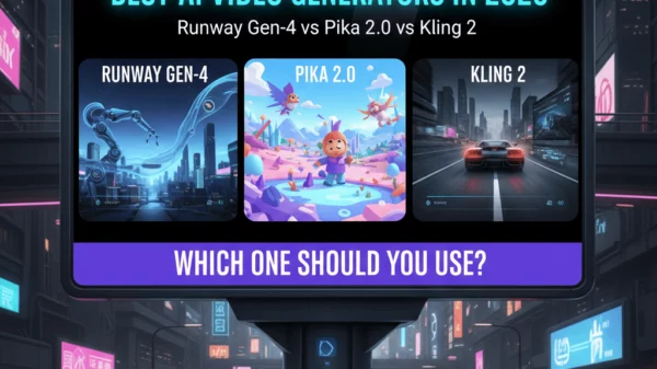 Best AI Video Generators in 2026: Runway Gen-4 vs Pika 2.0 vs Kling 2 Which One Should You Use?