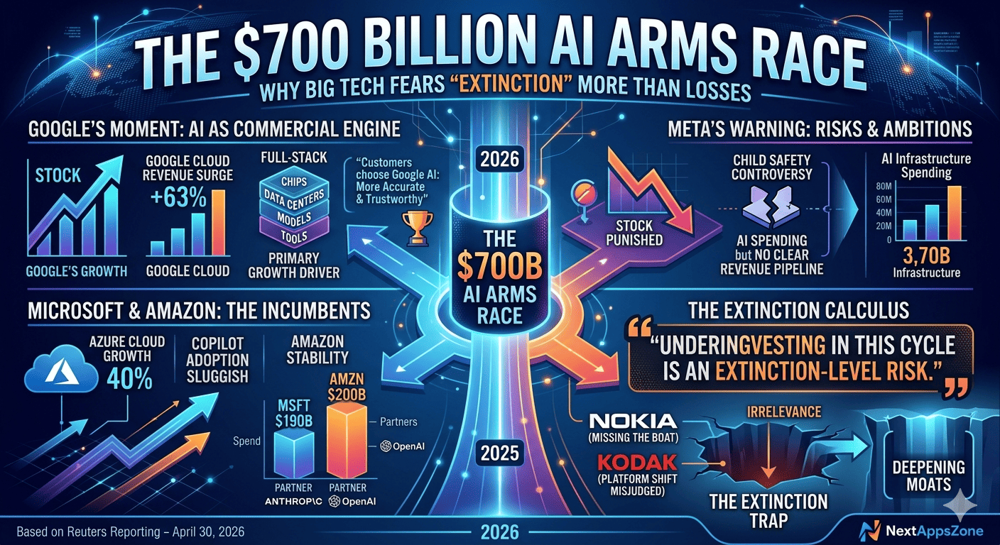 The $700 Billion AI Arms Race: Why Big Tech Fears 'Extinction' More Than Losses