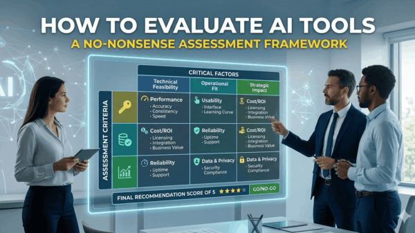 How to Evaluate AI Tools: A No-Nonsense Assessment Framework