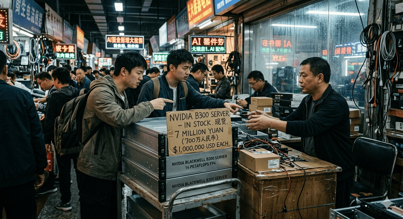 The $1 Million Barrier: How Surging Nvidia B300 Prices are Crushing Chinese AI Startups