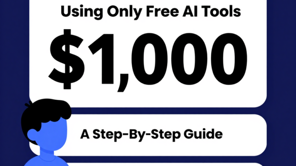How I Made My First $1,000 Using Only Free AI Tools: A Step-by-Step Guide