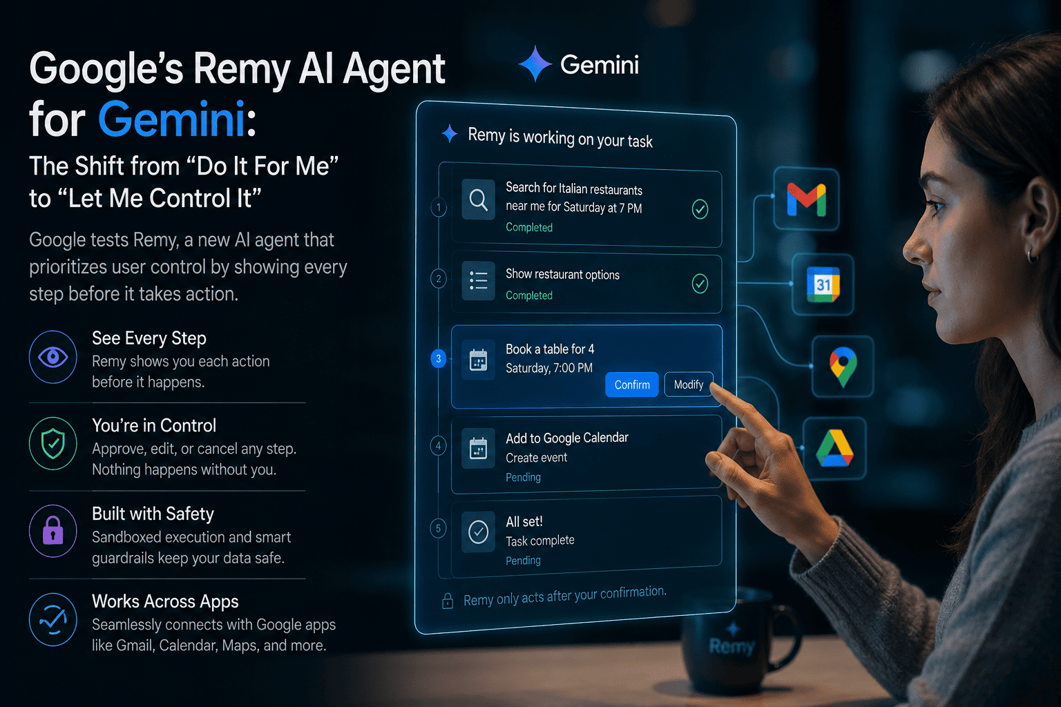 Google's Remy AI Agent for Gemini The Shift from "Do It For Me" to "Let Me Control It"