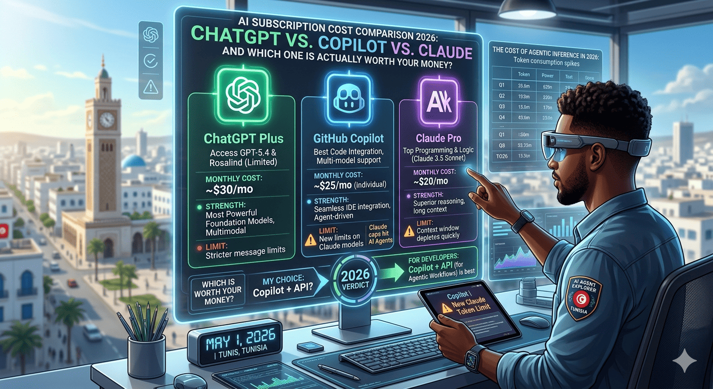 AI Subscription Cost Comparison 2026: ChatGPT vs Copilot vs Claude (And Which One Is Actually Worth Your Money)