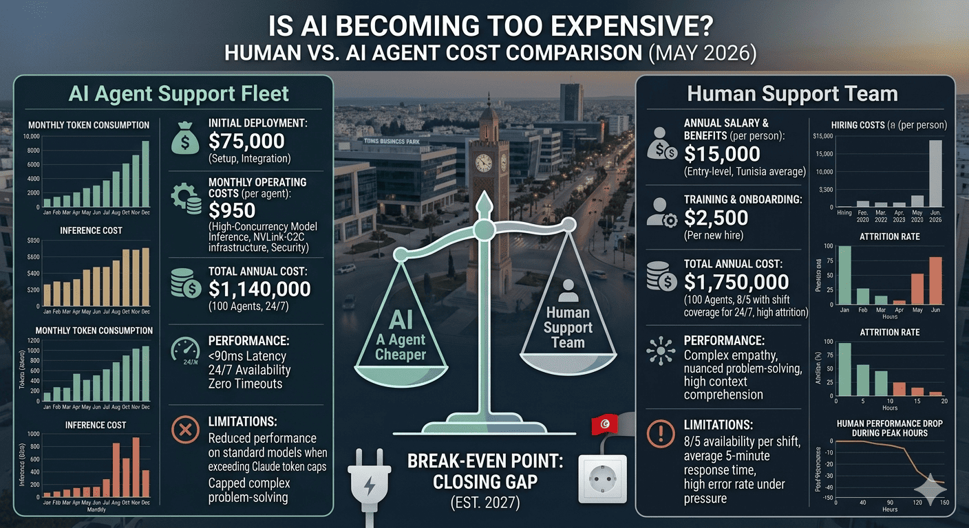 Is AI Becoming Too Expensive? When Hiring Humans Is Cheaper Than AI Agents