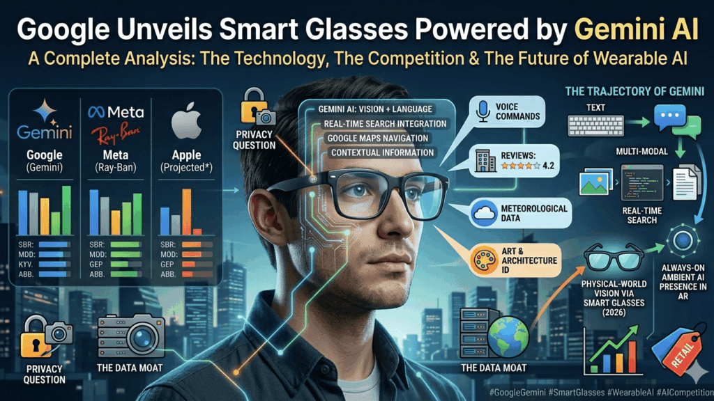 Google Unveils Smart Glasses Powered by Gemini AI