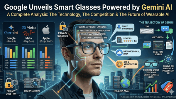 Google Unveils Smart Glasses Powered by Gemini AI
