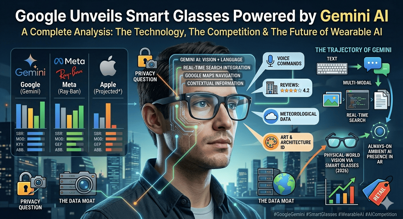 Google Unveils Smart Glasses Powered by Gemini AI