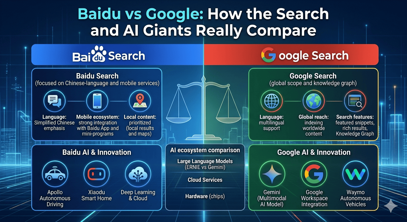 Baidu vs Google: How the Search and AI Giants Really Compare