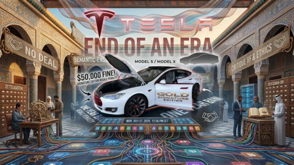 Tesla's $50,000 Fine: The Tech Contract That Bans Resale