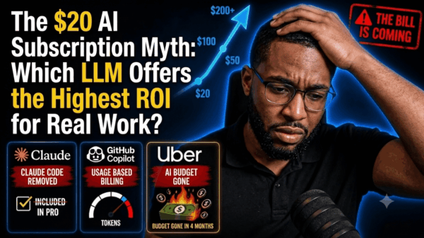The $20 AI Subscription Myth: Which LLM Offers the Highest ROI for Real Work?