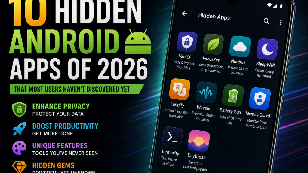 10 Hidden Android Apps of 2026 That Most Users Haven't Discovered Yet