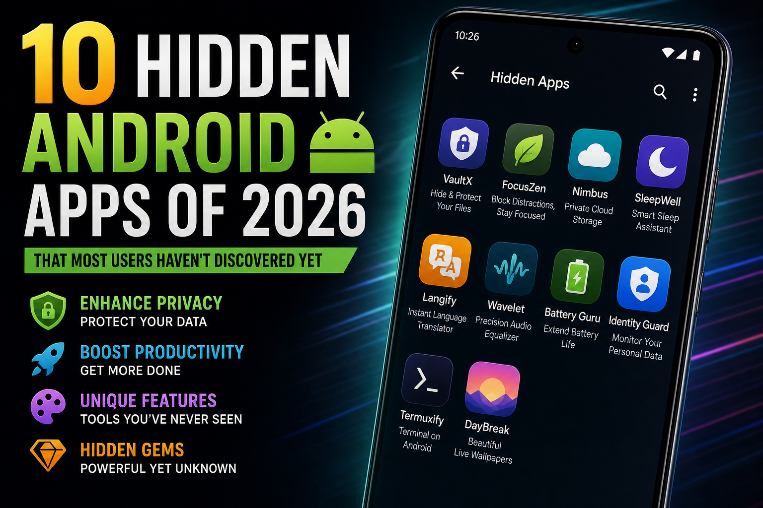 10 Hidden Android Apps of 2026 That Most Users Haven't Discovered Yet