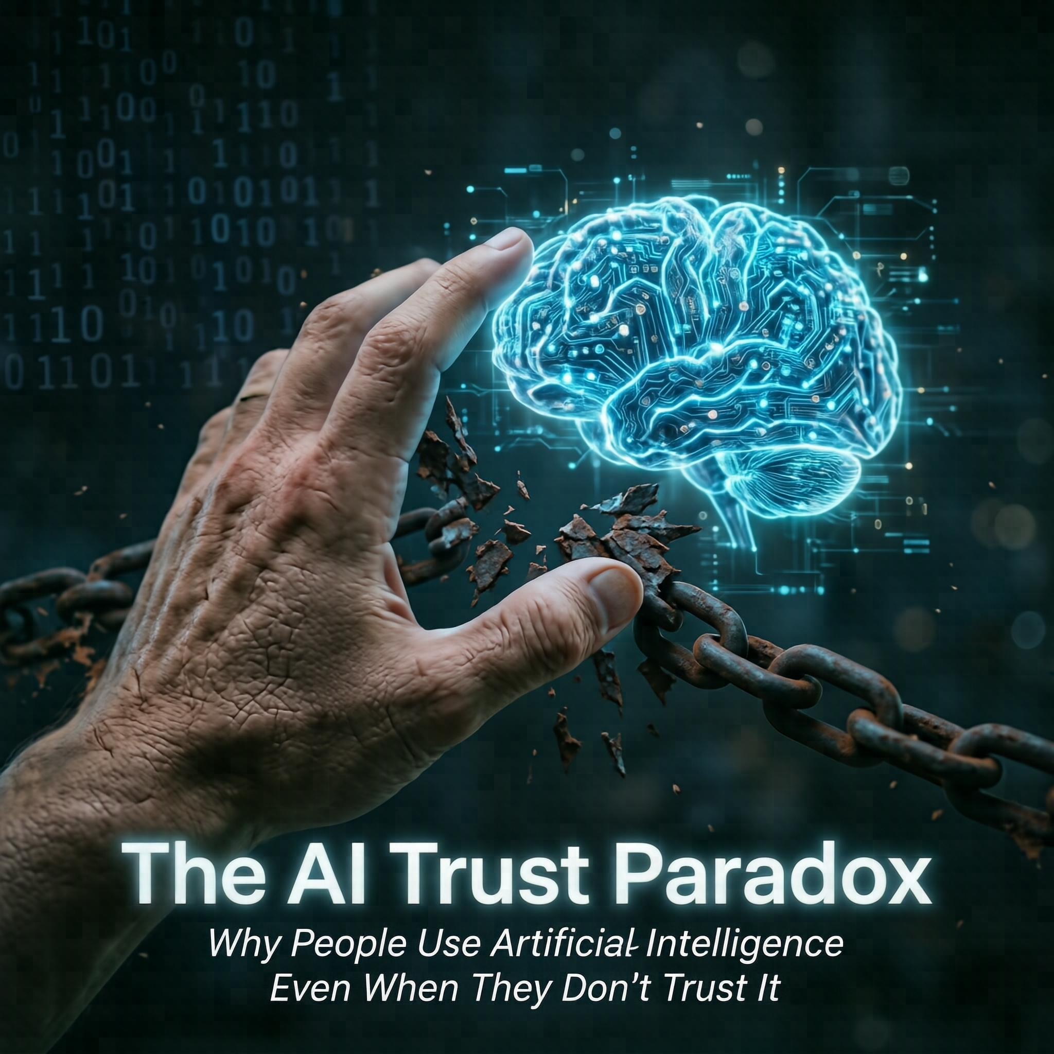 The AI Trust Paradox: Why People Use Artificial Intelligence Even When They Don't Trust It