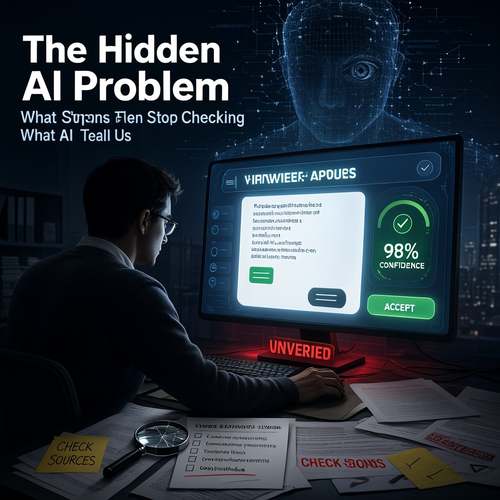 The Hidden AI Problem: What Happens When We Stop Checking What AI Tells Us