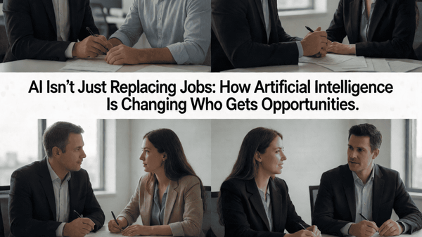 AI Isn't Just Replacing Jobs: How Artificial Intelligence Is Changing Who Gets Opportunities