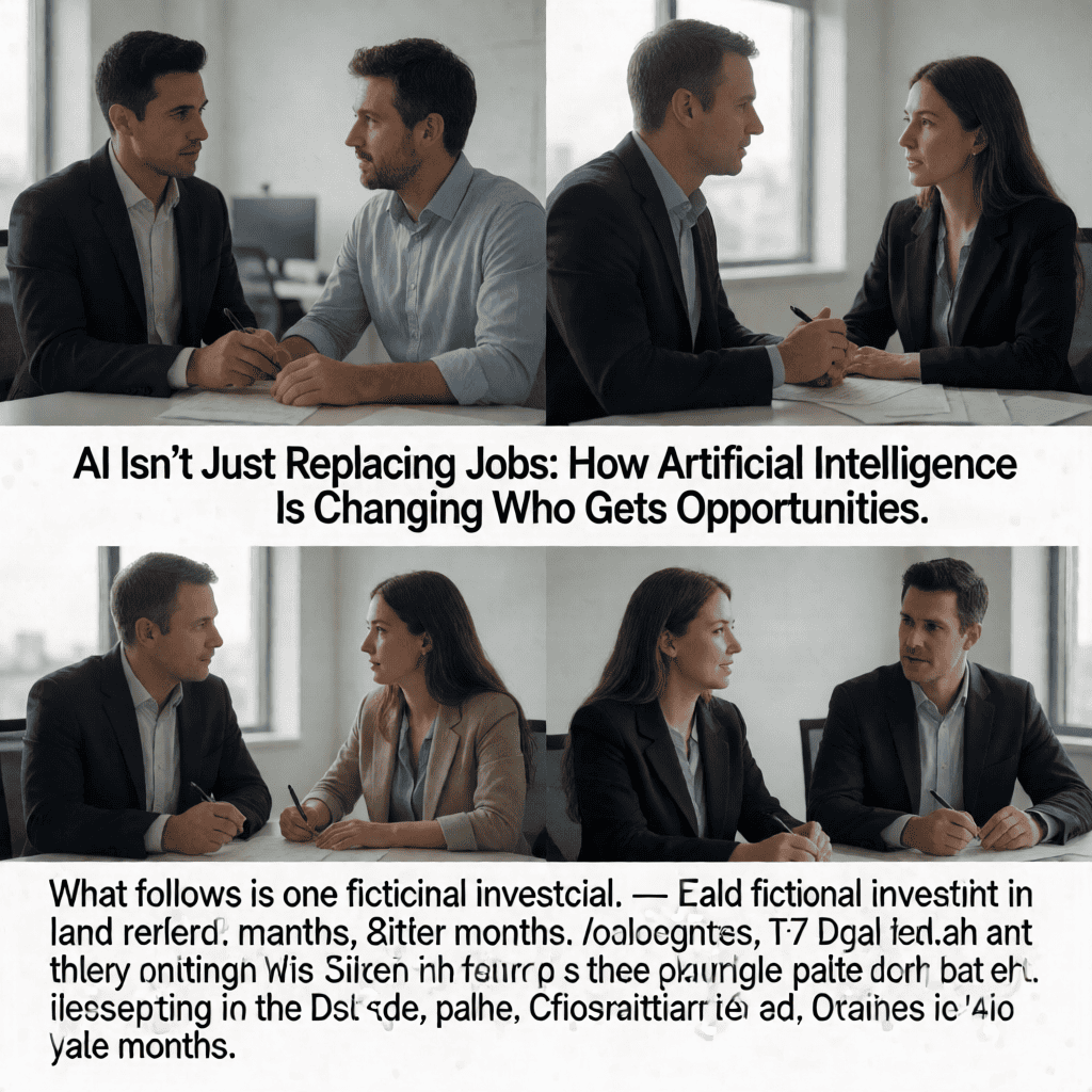 AI Isn't Just Replacing Jobs: How Artificial Intelligence Is Changing Who Gets Opportunities