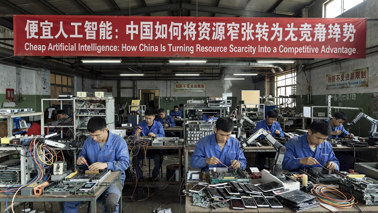 Cheap Artificial Intelligence: How China Is Turning Resource Scarcity Into a Competitive Advantage