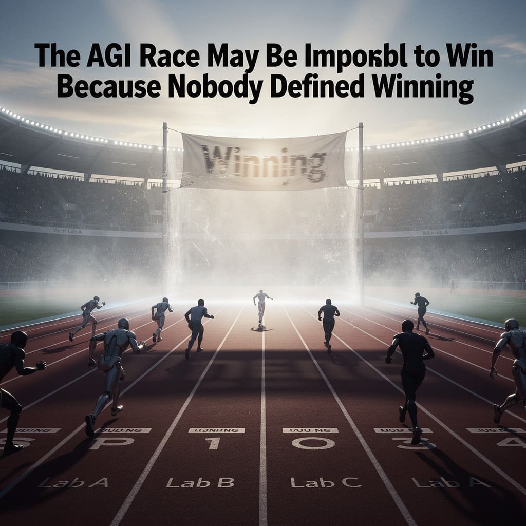 The AGI Race May Be Impossible to Win Because Nobody Defined Winning