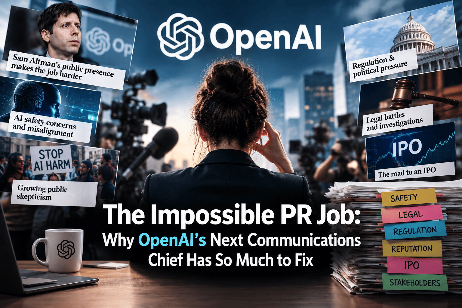 The Impossible PR Job: Why OpenAI's Next Communications Chief Has So Much to Fix